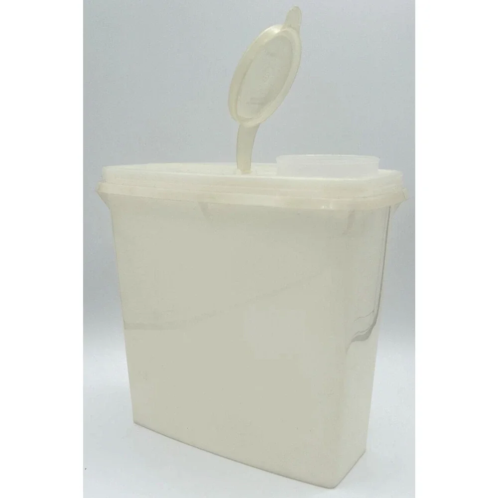 Vintage Tupperware Cereal Keeper Container 469-2 with Lid Clear SKU U188